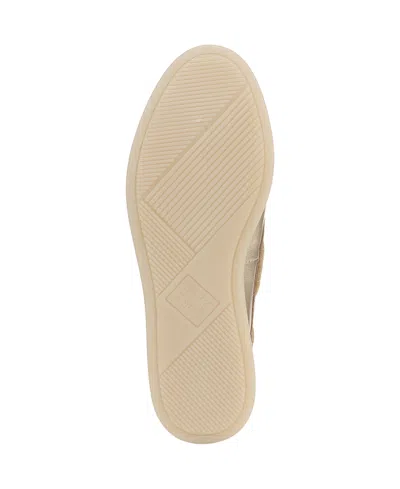 Naturalizer Women's Keelboat Closed Round Toe Hybrid Sport Boat Shoes In Soft Gold Leather