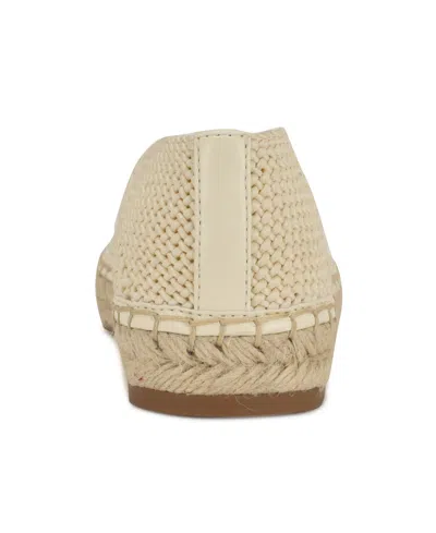 Nine West Women's Rorie Woven Slip-on Espadrille Flats In Cream