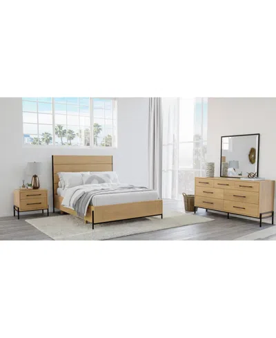 Macy's Linstead 3-pc. Twin Panel Storage Set (bed, Chest & Nightstand) In No Color