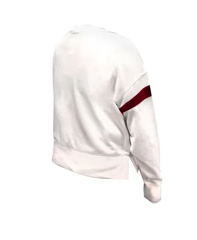 Fanatics Women'sâ White Kansas City Chiefs Plus Size Fleece Pullover Sweatshirt In White