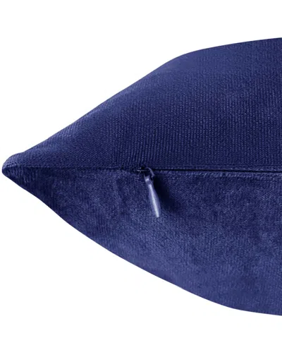 Nestl Elegant Velvet Removeable Cover 2-pack Decorative Pillows, 26" X 26" In Royal Blue