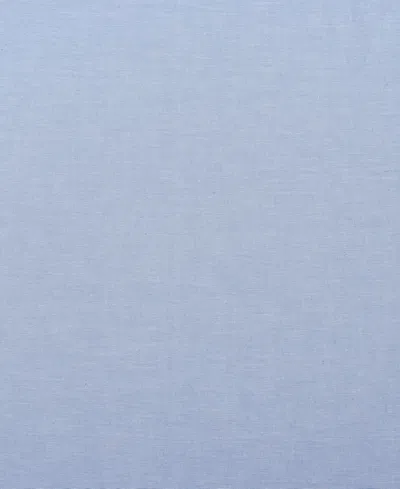 Tommy Hilfiger Solid 144-thread Count Cotton Chambray Washed 3-pc. Sheet Set, Twin Xl In Blue