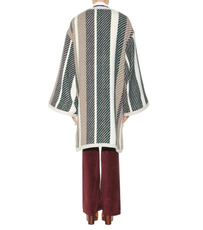 Shop See By Chloé Virgin Wool-blend Coat In Multicoloured