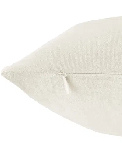 Nestl Elegant Velvet Removeable Cover 2-pack Decorative Pillows, 16" X 16" In Off White