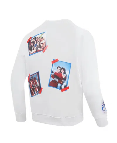 Freeze Max Men's White Saved By The Bell Pullover Sweatshirt In White