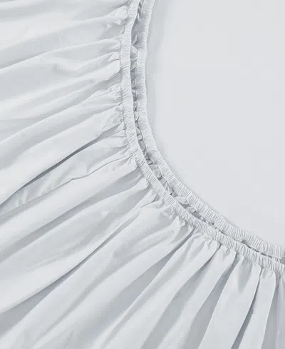 Tommy Hilfiger Solid 144-thread Count Cotton Chambray Washed 4-pc. Sheet Set, Full In Light Sky Blue