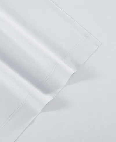 Tommy Hilfiger Solid 144-thread Count Cotton Chambray Washed 4-pc. Sheet Set, Full In Light Sky Blue