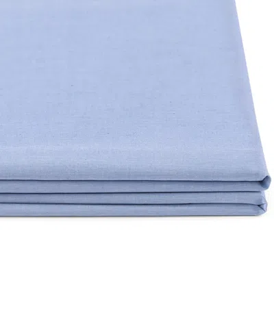 Tommy Hilfiger Solid 144-thread Count Cotton Chambray Washed 4-pc. Sheet Set, Queen In Blue