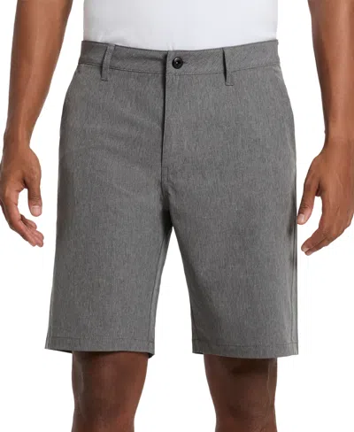 Kenneth Cole Men's Heathered Tech Performance 9" Shorts In Grey Heather