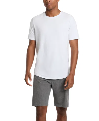 Kenneth Cole Men's Heathered Tech Performance 9" Shorts In Grey Heather