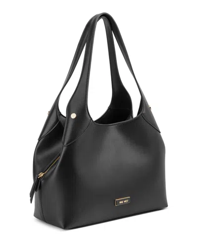 Nine West Eamon Large Shoulder Bag In Black
