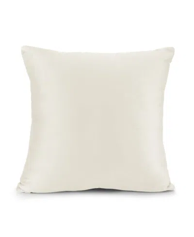 Nestl Elegant Velvet Removeable Cover 2-pack Decorative Pillows, 20" X 20" In Off White