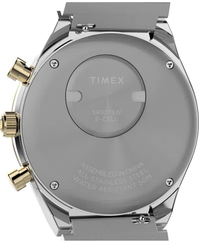 Timex Men's Analog Two-tone Stainless Steel Watch, 40mm In Two-tone
