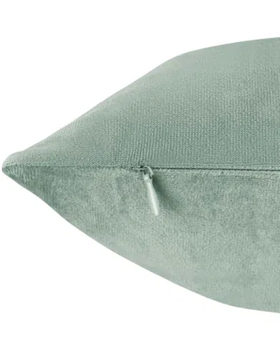 Nestl Elegant Velvet Removeable Cover 2-pack Decorative Pillows, 16" X 16" In Sage Green