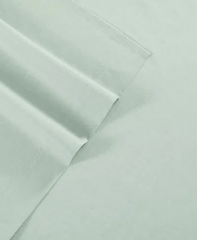 Tommy Hilfiger Solid 144-thread Count Cotton Chambray Washed 4-pc. Sheet Set, Full In Green