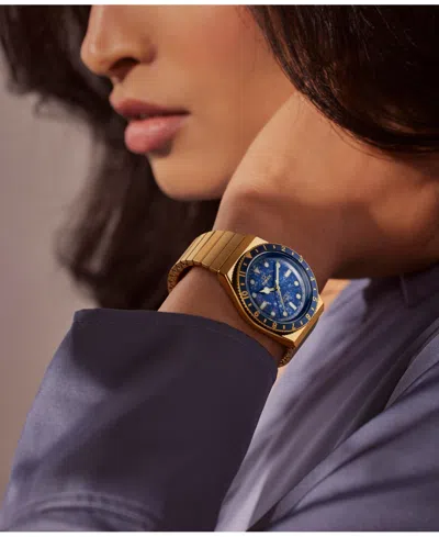 Timex Women's Analog Gold-tone Stainless Steel Watch, 36mm In Gold Tone