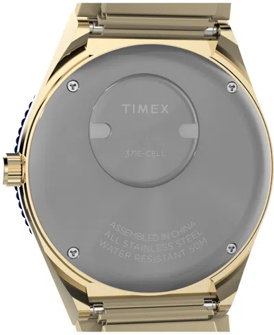 Timex Women's Analog Gold-tone Stainless Steel Watch, 36mm In Gold Tone