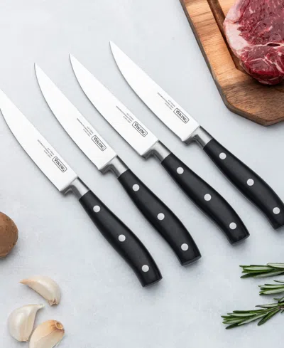 Viking Stainless Steel 4-pc. Steak Knife Set In No Color