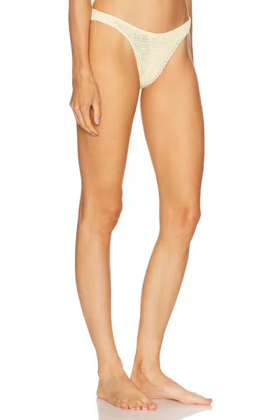 Bond Eye Scene Brief Bikini Bottom In Butter Two Tone