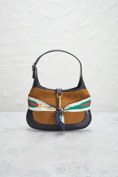 Pre-owned Gucci Jackie 1961 Shoulder Bag In Brown