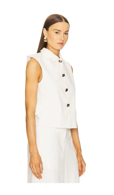 Herskind Dented-buttons Waistcoat In Beige