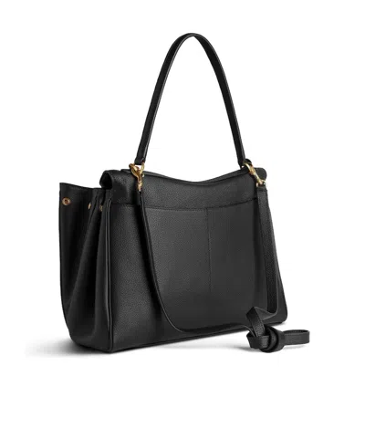 Balenciaga Rodeo Medium Smooth Leather Hand Bags In Black