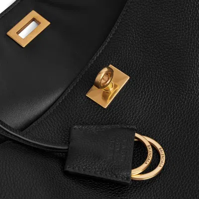 Balenciaga Rodeo Medium Smooth Leather Hand Bags In Black