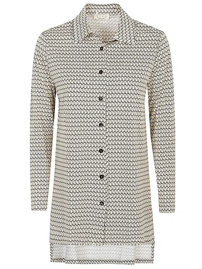 Siyu Long-sleeve Polo-collar Shirt In Yellow
