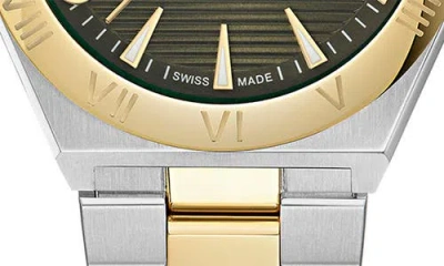 Ferragamo Women's Swiss Vega Upper East Two-tone Stainless Steel Bracelet Watch 28mm In Two Tone