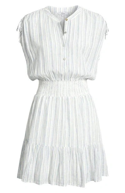Rails Samina Stripe Smocked Linen Blend Dress In Sonoma Stripe