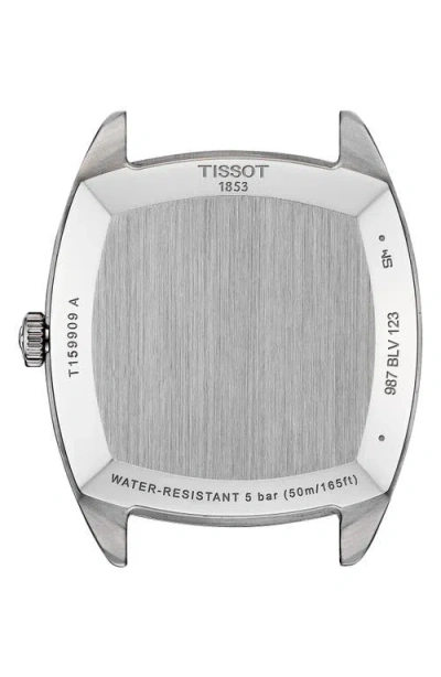 Tissot Stylist Leather Strap Watch, 32mm In Silver
