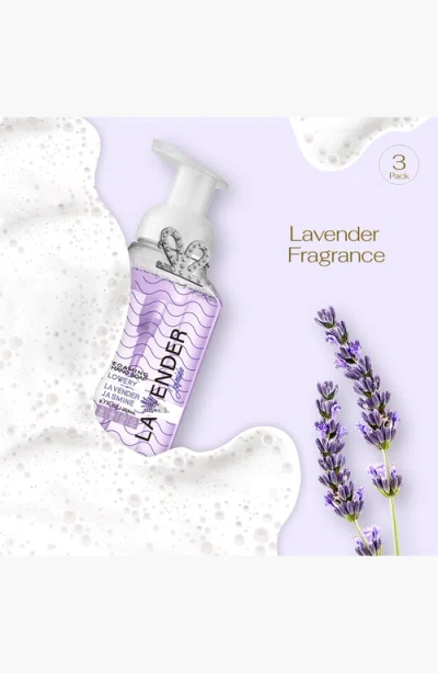 Lovery Foaming Hand Soap Pack Of 3 With Free Swarovski Bracelet In Lavender Jasmine