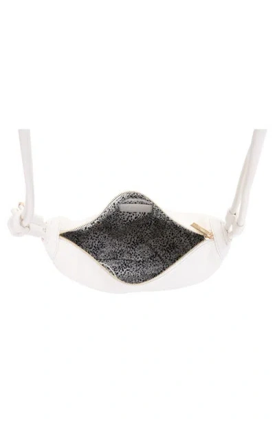 Mali + Lili Aria Recycled Vegan Leather Shoulder Bag In White