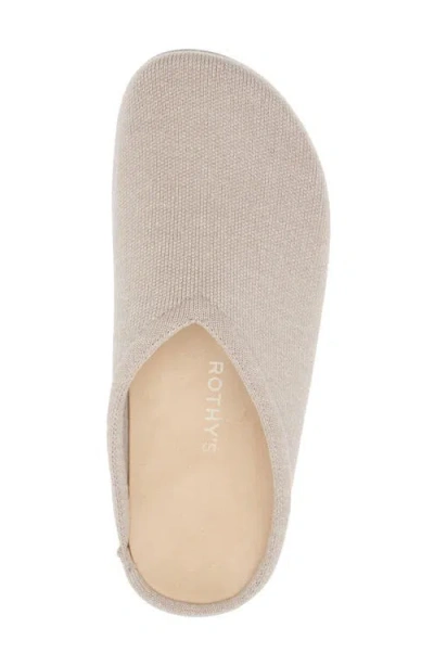 Rothys The Casual Clog In Brown/neutral In Dove