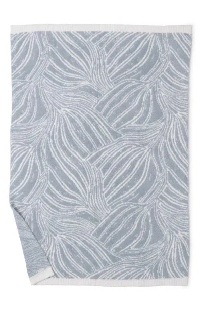 Barefoot Dreams Cozychic Flowing Petals Throw In Gray