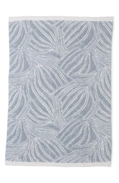 Barefoot Dreams Cozychic Flowing Petals Throw In Gray