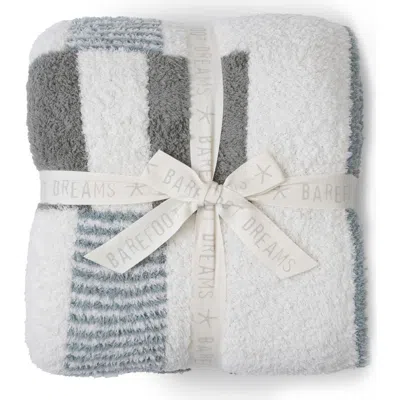 Barefoot Dreams Cozychic Tile Check Throw In Eucalyptus Multi