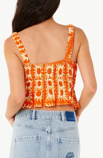 Rip Curl Sun Drenched Top In 30 Orange In Orange