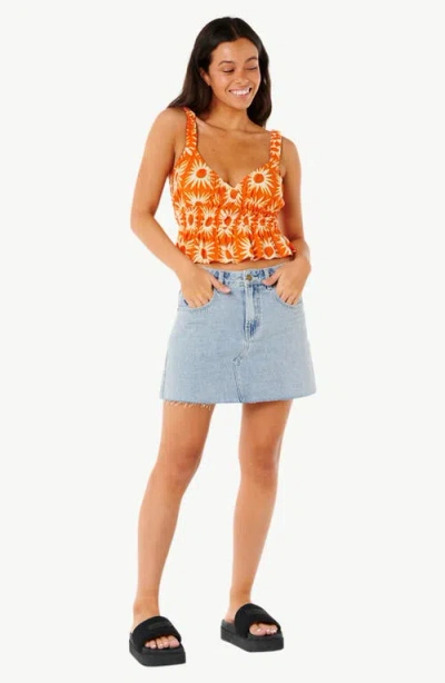 Rip Curl Sun Drenched Top In 30 Orange In Orange