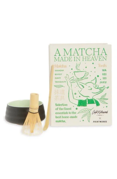 Printworks X Café Kitsuné Matcha Tools Set In Beige/multi