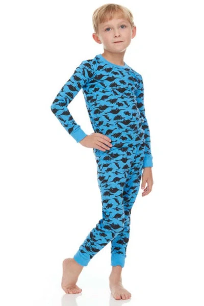 Benben Boy's Pajama Set In Dark Blue