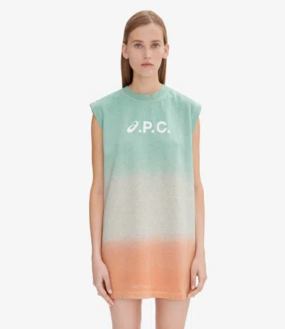 Apc Valey Dress S Saa In Saa - Multicolored