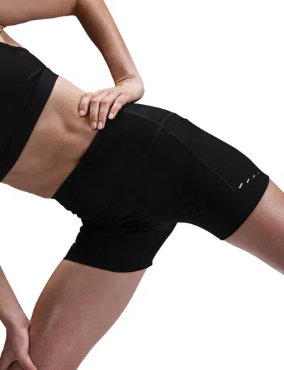 Nike Women's Swift High Waisted 4" Tight Running Shorts In Black