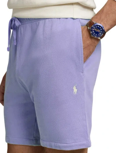 Polo Ralph Lauren Big & Tall Loopback Fleece Shorts In Sky Lavendar
