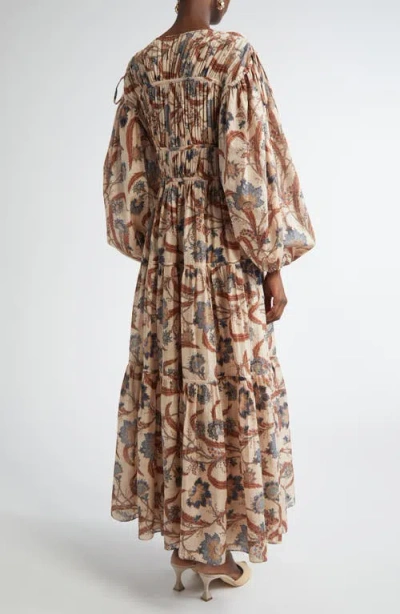 Zimmermann Dress In Cream Paisley