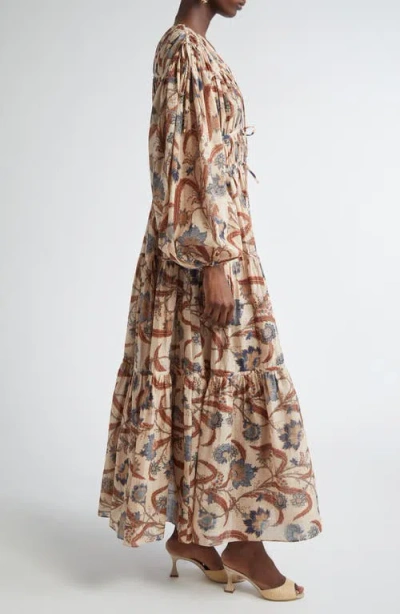 Zimmermann Dress In Cream Paisley