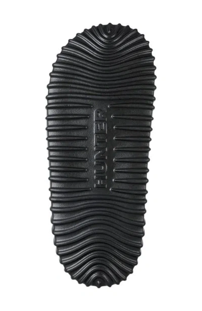 Hunter Finn Slide Sandal In Black