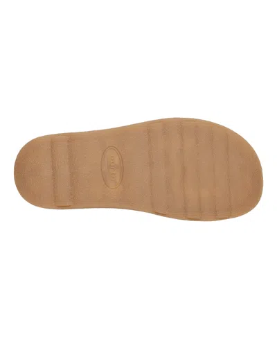 Earth Leah Womens Casual Leather Strappy Sandals In Black Leather