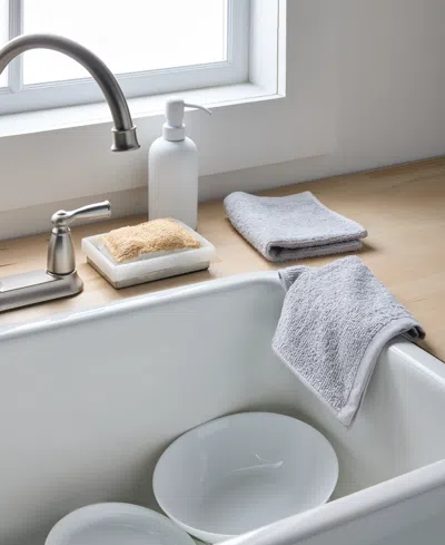 Arch Studio Dishcloths, Set Of 2, Exclusively At Macy's In Gray