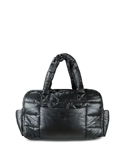 7am Enfant Soho Diaper Satchel In Black